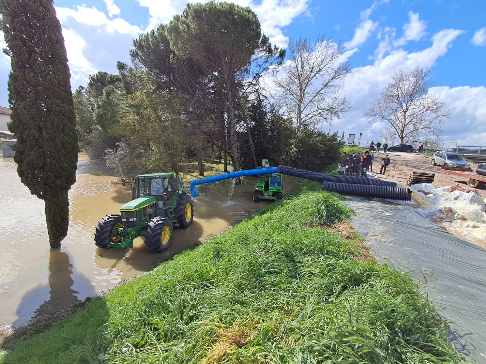 Opere idrauliche di drenaggio